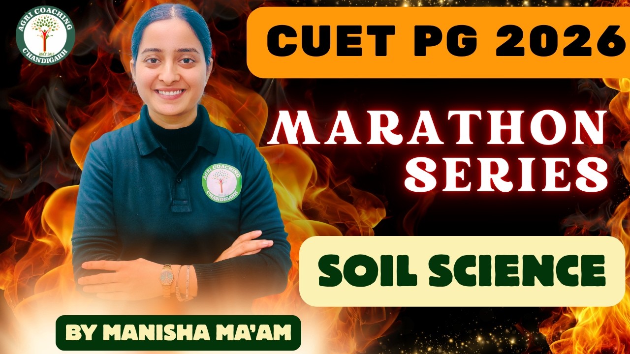 CUET PG 2026 - Marathon Series | Soil Science | Complete Preparation | Class-3
