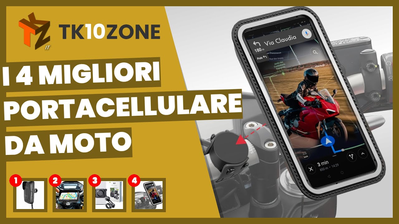 I 4 migliori portacellulare da moto