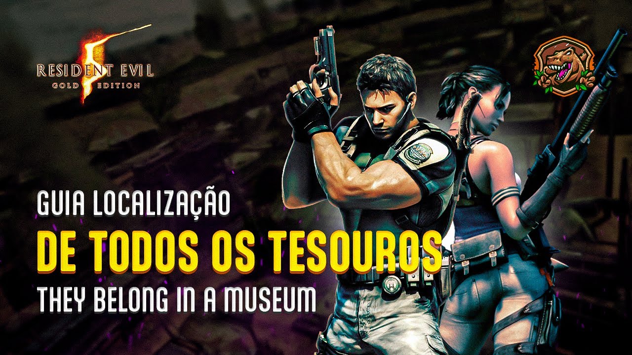 Localização de Todos os Tesouros / Conquista They Belong in a Museum - Resident Evil 5