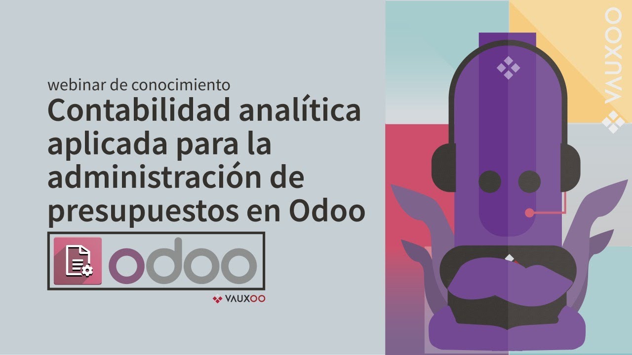 Contabilidad analítica aplicada para la administración de presupuestos en Odoo.