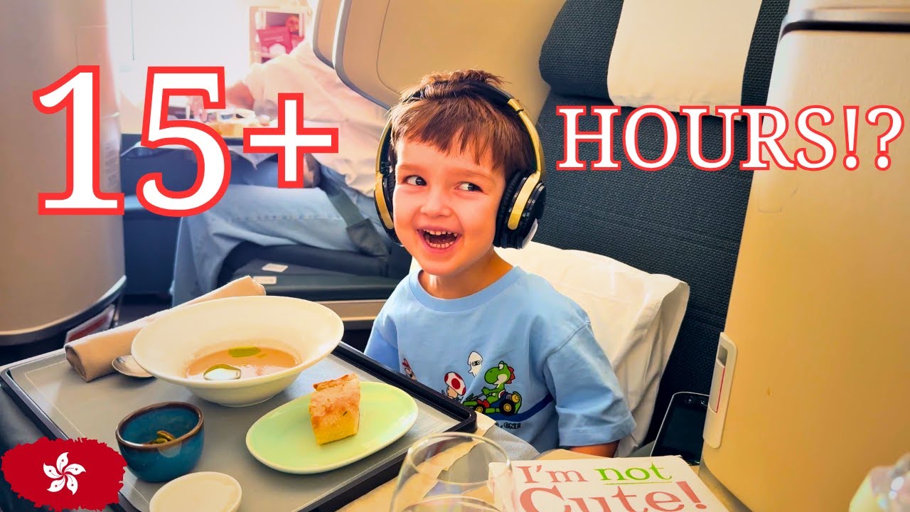 Surviving 15 Hours on a Plane with My 4-Year-Old