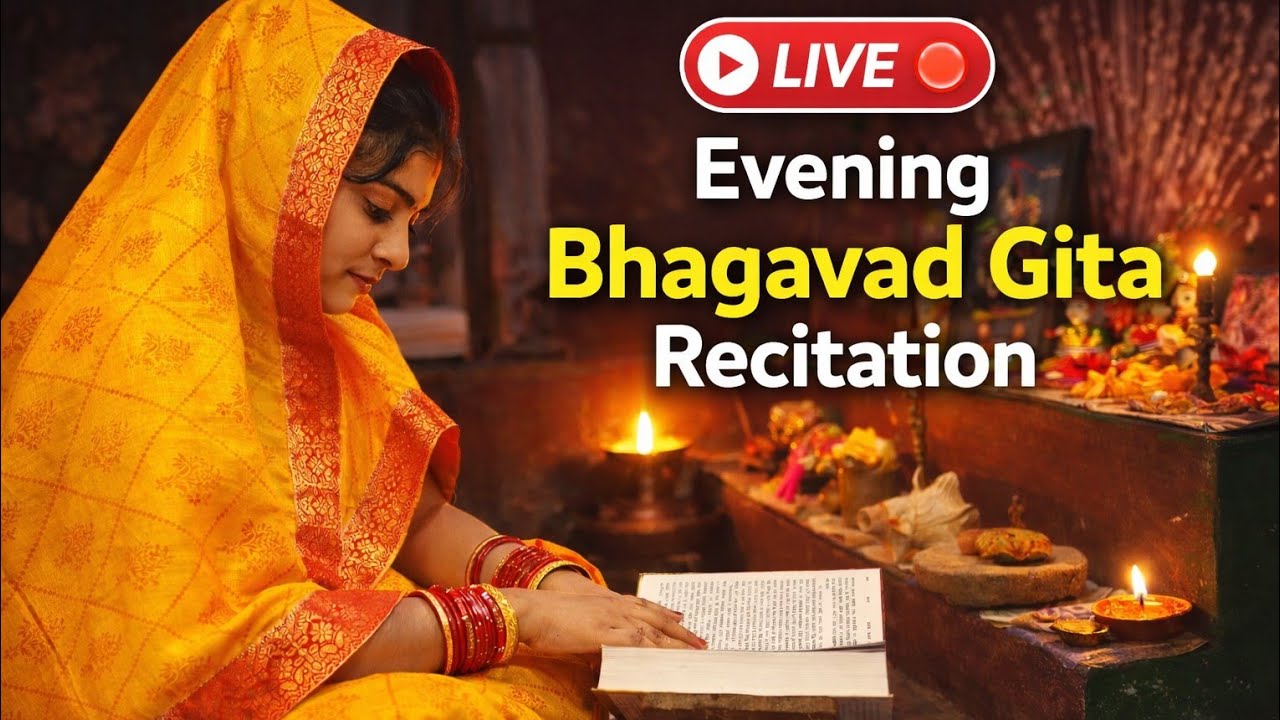 Sandhya Gita Patha Live | ଶ୍ରୀମଦ୍ ଭଗବଦ୍ ଗୀତା ପାଠ | SatyarpitA Vlogs Live Stream  SatyarpitA Vlogs