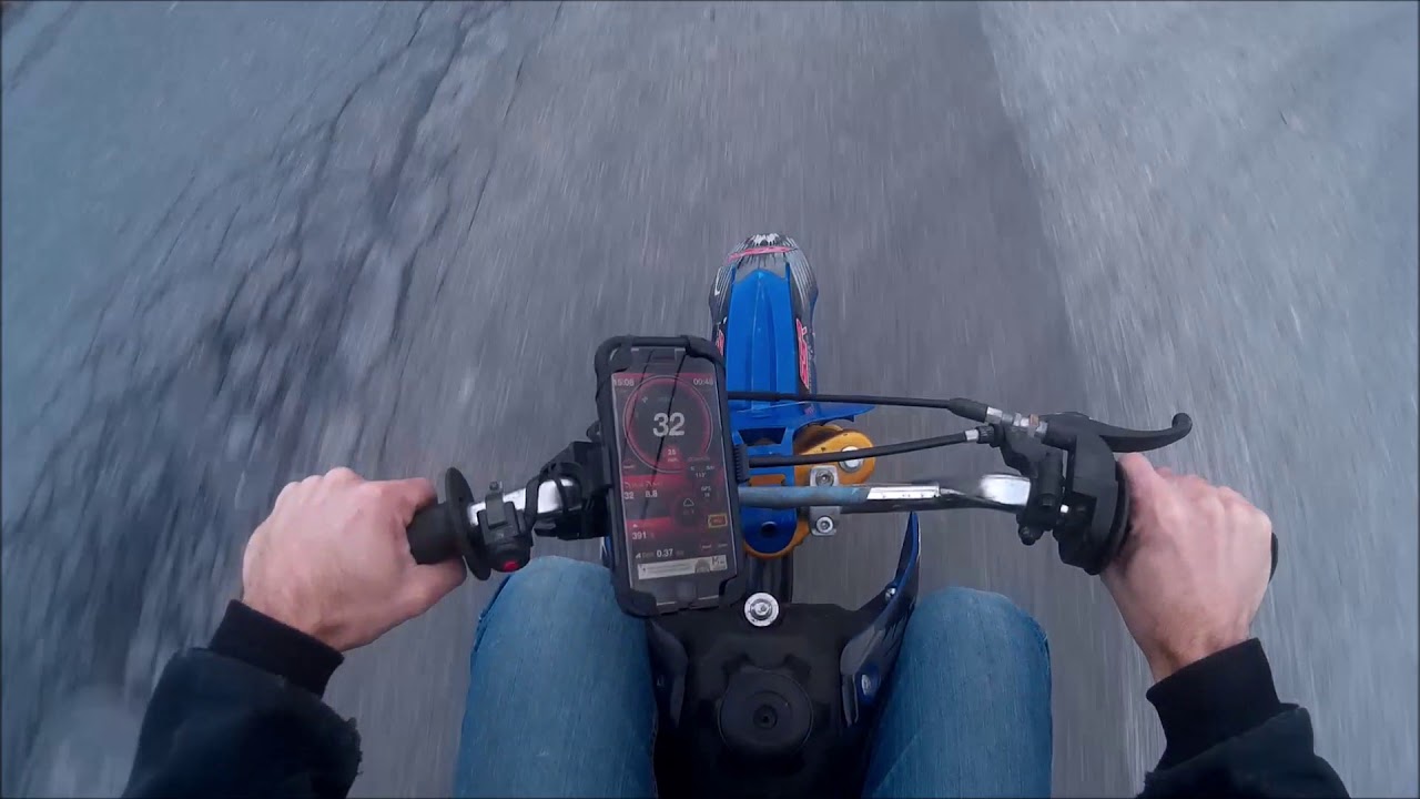 TOP SPEED RUN: SSR 70 PIT BIKE