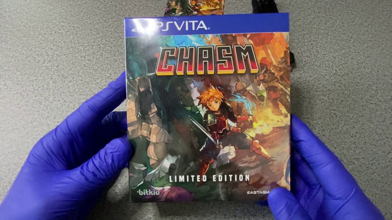 Chasm PlayStation Vita unboxing