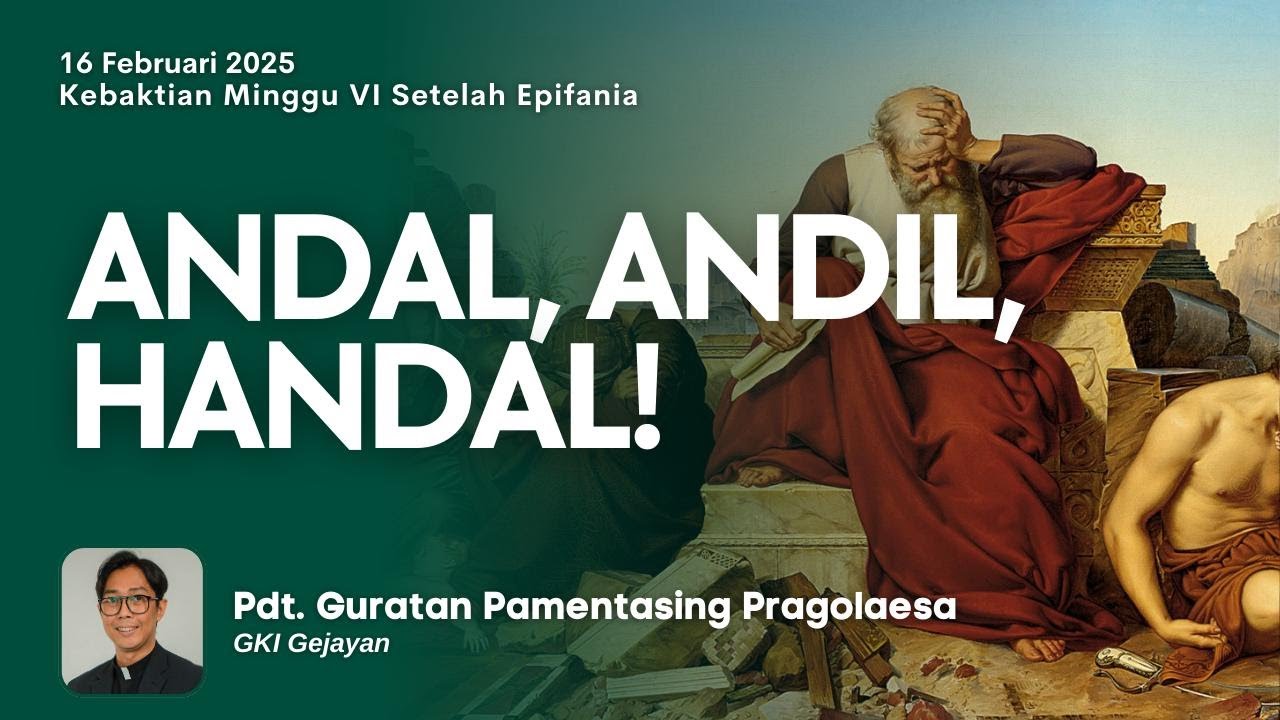 KEBAKTIAN INOVATIF | Minggu, 16 Februari 2025 - Pukul 18.30 | Pdt. Guratan Pamentasing Pragolaesa