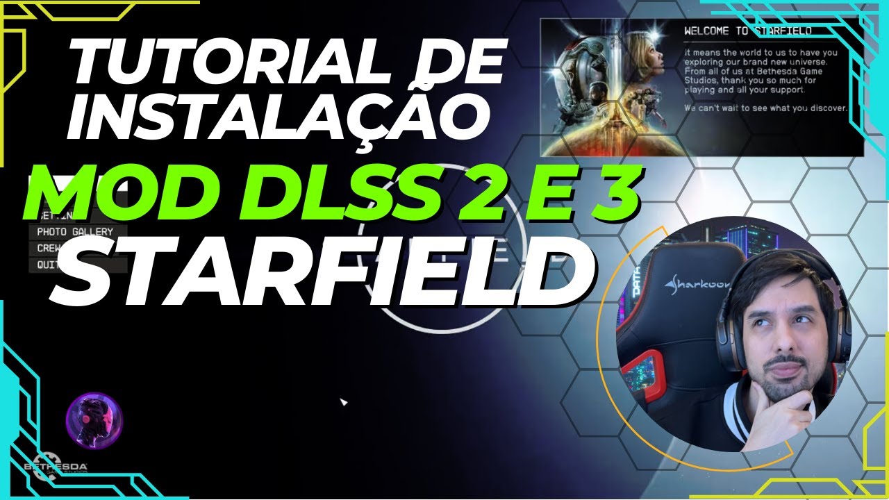 Starfield - Tutorial de Instalação mods dlss 2 e 3