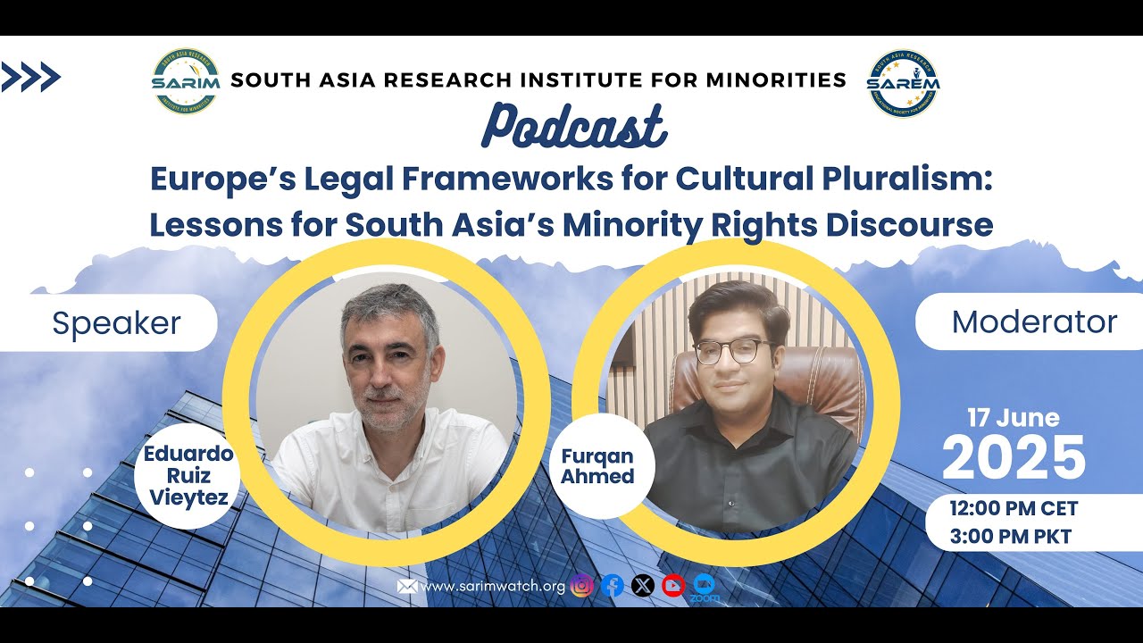 Europe&rsquo;s Legal Frameworks for Cultural Pluralism: Lessons for South Asia&rsquo;s Minority Rights Discourse