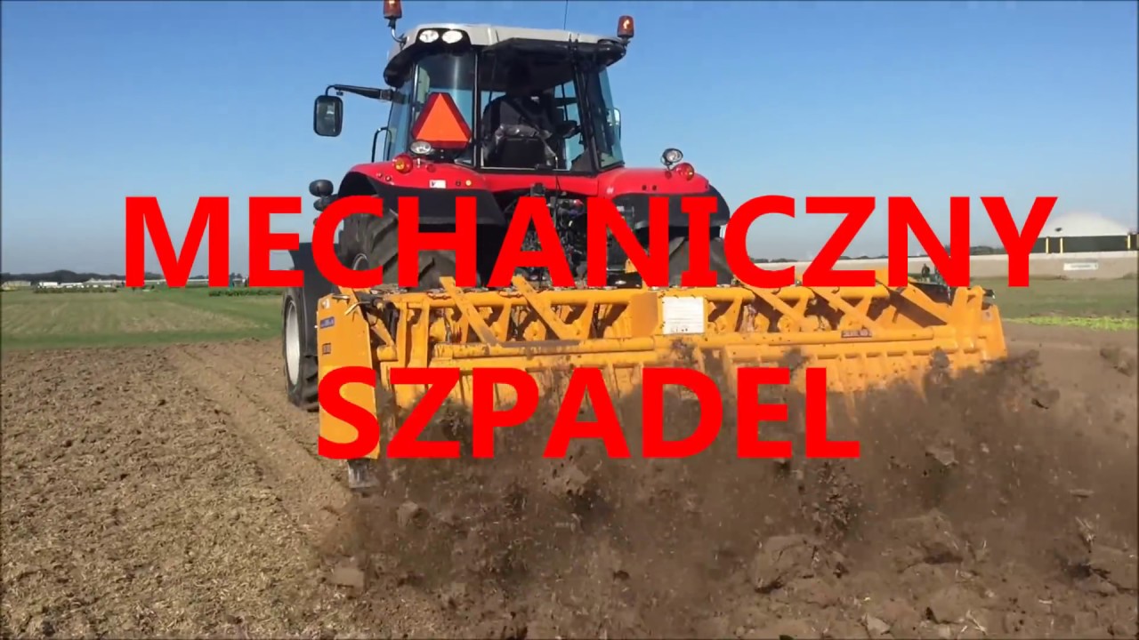 Mechaniczny szpadel zamiast pługa
