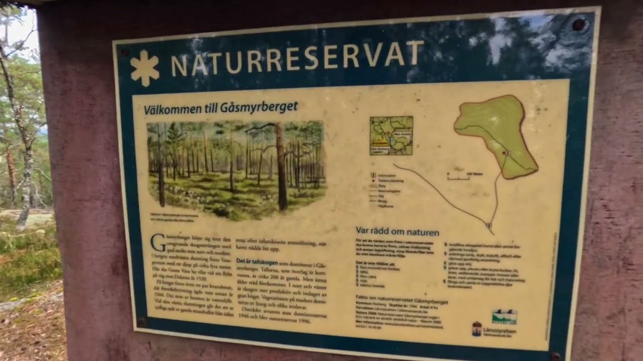 Gåsmyrbergets naturreservat.