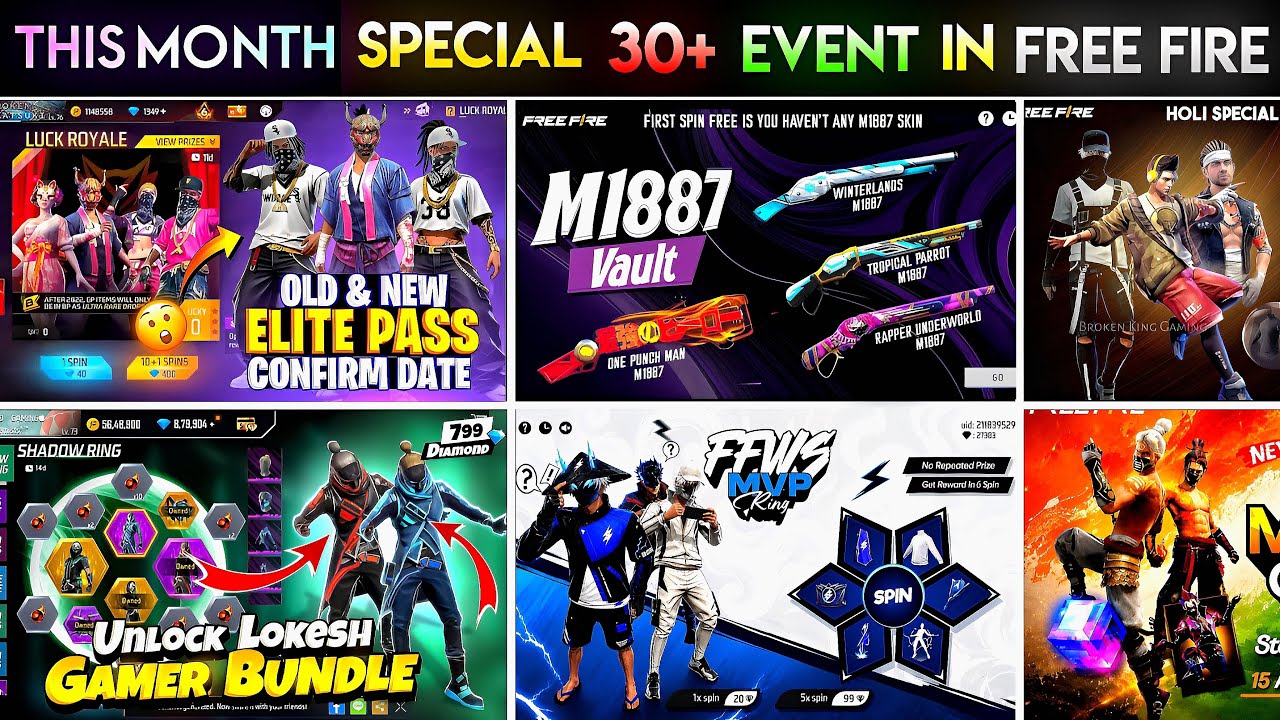 Upcoming Events in Free Fire 🤯🥳| Next July Event | Free Fire New Event | Ff New Event | New Event Ff