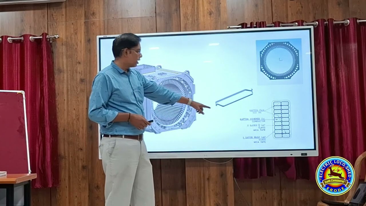 Various measurements in 3 phase traction motors -  By Shri. N Kesavamoorthy