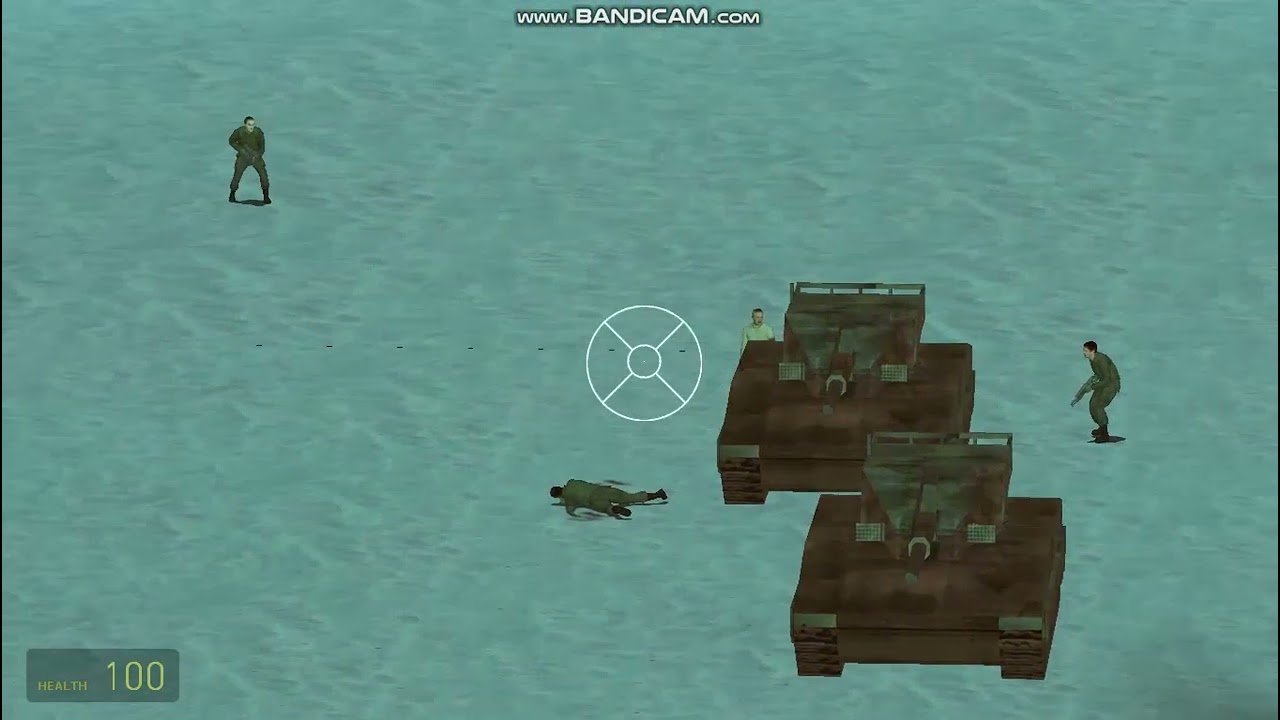 Weather Control mod (half life 2 beta) gunship attack conscripts group