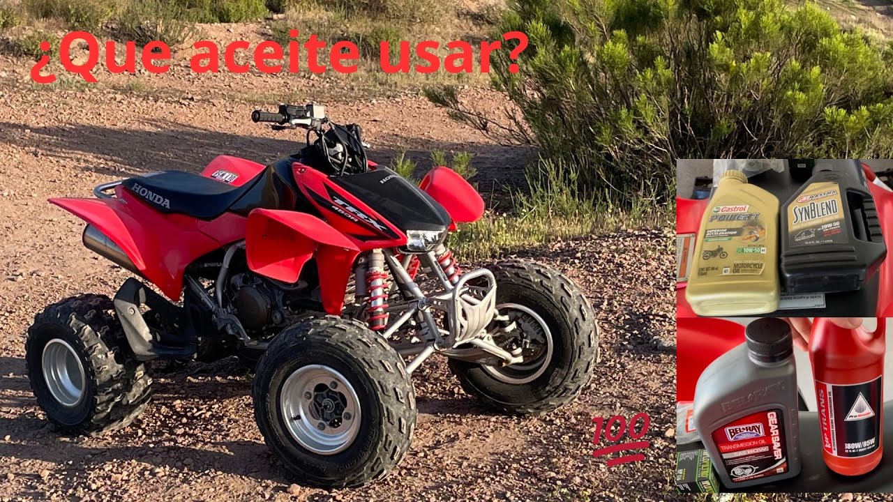 Mantenimiento PRO a la TRX 450er | aceites, tips y acción