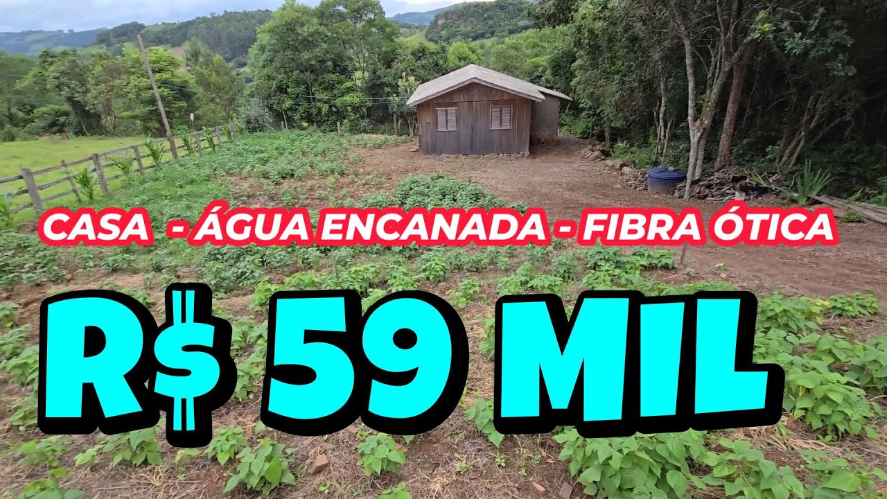 (VENDIDO)MINI CHACRINHA EM SANTO ANTÔNIO DA PATRULHA CASA NOVA  , LUZ, ÁGUA  FIBRA ÓTICA R$ 59 MIL
