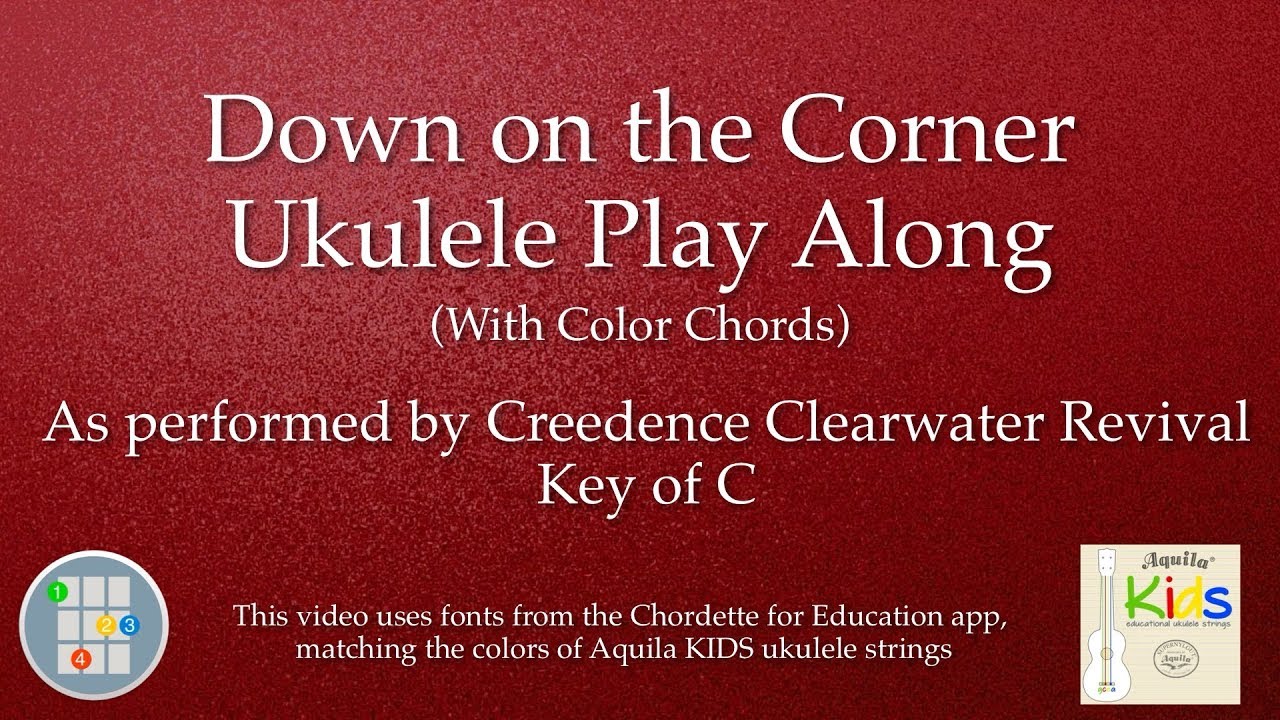 Down on the Corner Ukulele Play Along
