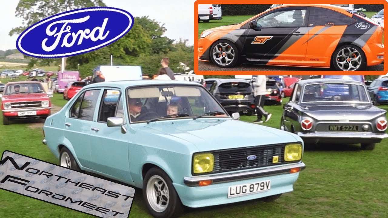 FORD Cars Arriving in the field at FORD MEET Squires SEPTEMBER 2024