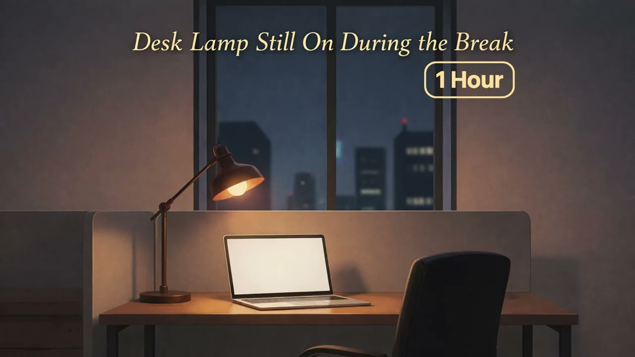 💡 1 Hour Desk Lamp Still On During the Break【ZynthTone】