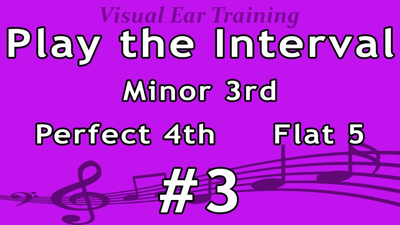 Play the Interval: Minor 3rd, Perfect 4th, Flat 5 #3 - Ear Training Exercise