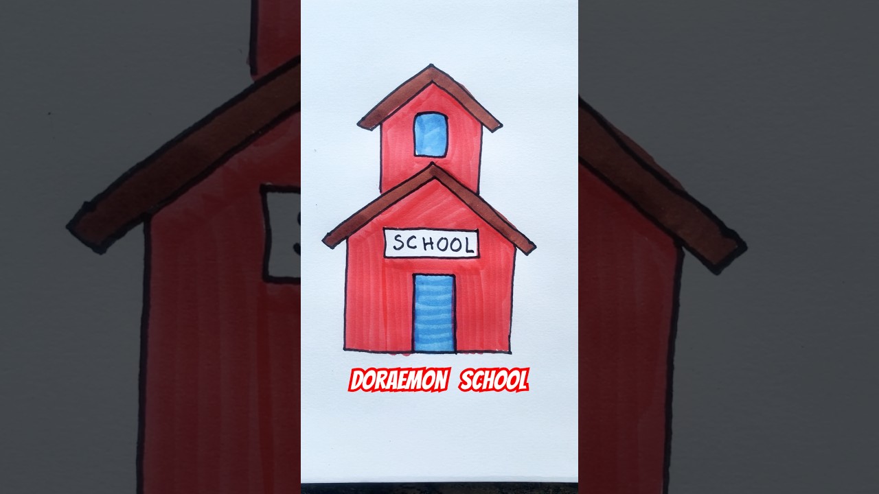 Doraemon School Drawing 😳🔥🔥 #shorts #viralshorts #doraemon #drawing #cartoonforkids