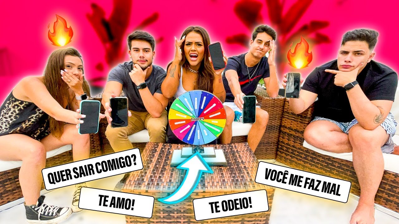 A FRASE QUE SAIR NA ROLETA VOCÊ TERÁ QUE ENVIAR !!!