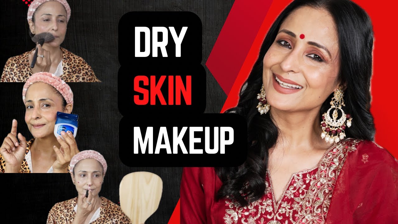 ✨ड्राय स्किन पे कौन सा फाउंडेशन लगाएं ❓| Dry Skin Makeup | Natural Makeup Tutorial @LataaSaberwal