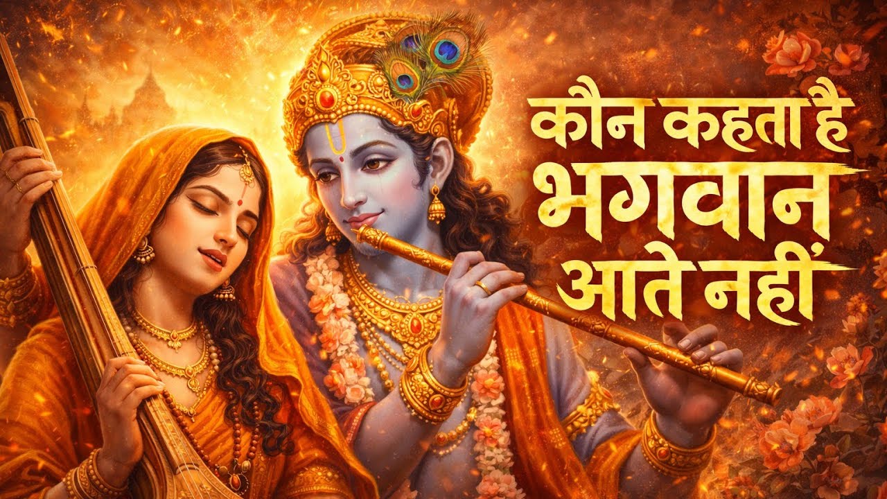 कौन कहता है भगवान आते नहीं | Meera Bai Bhajan | Lord Krishna Devotional
