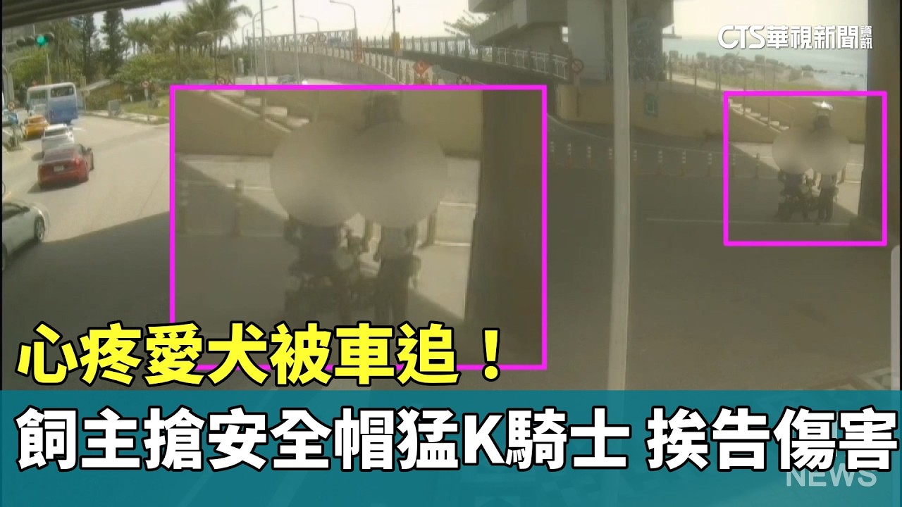 心疼愛犬被車追！　飼主搶安全帽猛K騎士　挨告傷害｜華視新聞 20260416 @CtsTw