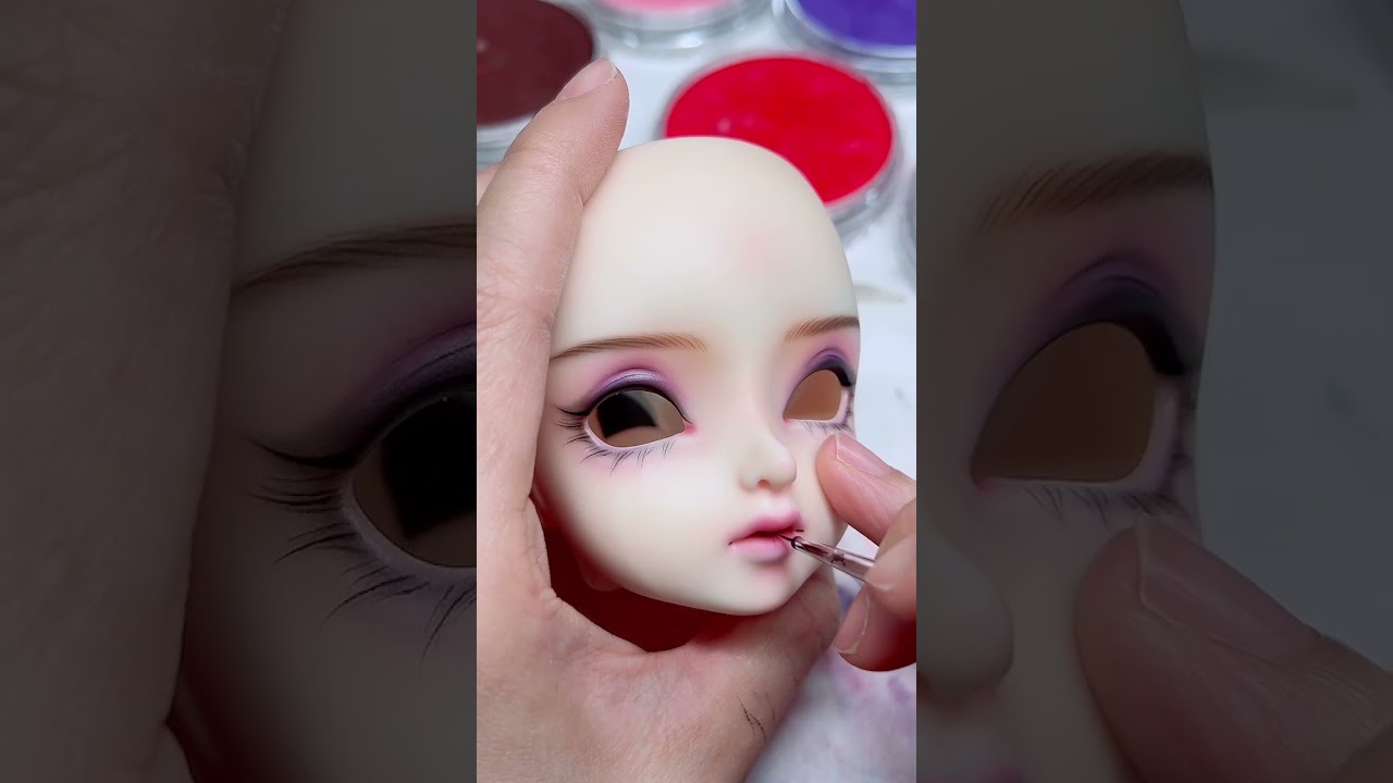 [Anna-Queen] BJD Makeup  #bjd #doll #makeuptutorial #bjdfaceup #makeup