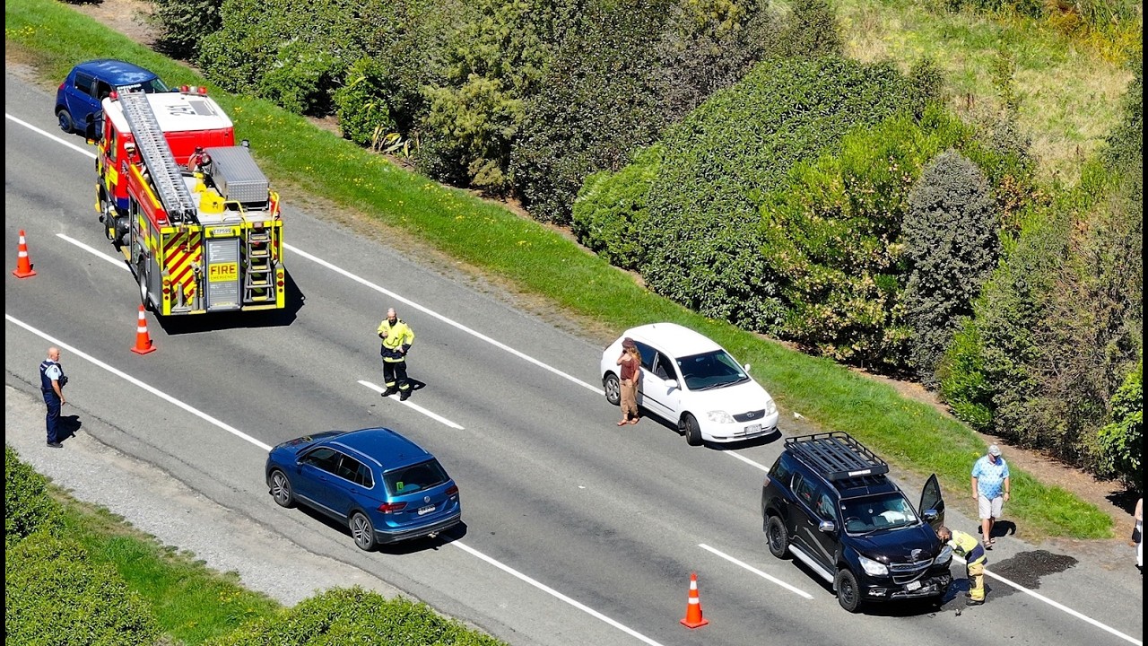 Head on Crash - Tunnel Road - Woolston