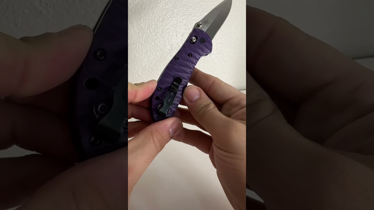 BENCHMADE GRIPTILLIAN FULL SIZE W/ CUSTOM SCALES! Review! 