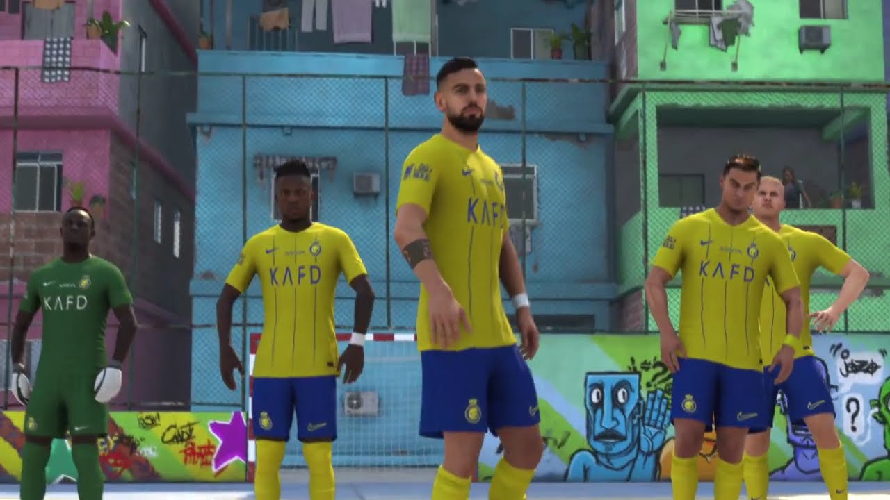 FC 26 Volta Football | Al Nassr vs PSG | Ronaldo Messi Neymar Mbappe Haaland - Penalty Shootout