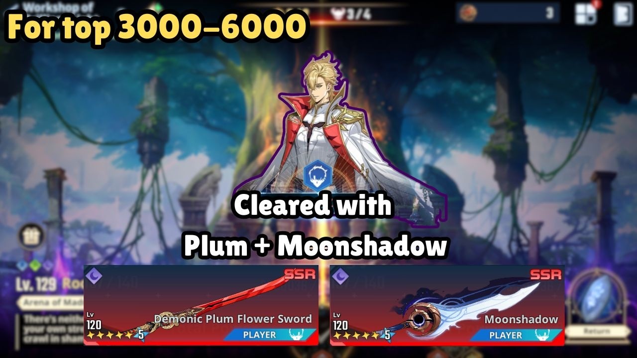 [Для топ-3000-6000] Сложный режим Rockpasa с Plum + Moon | WOBL | Solo Leveling: Arise