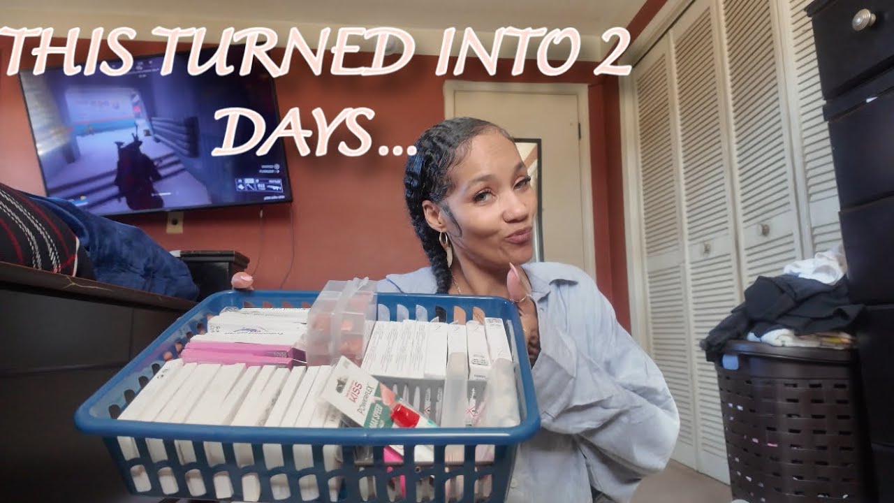 Organizing  Lashes and Nails Collection Reset… Church, Coffee, Donuts & Yapping 