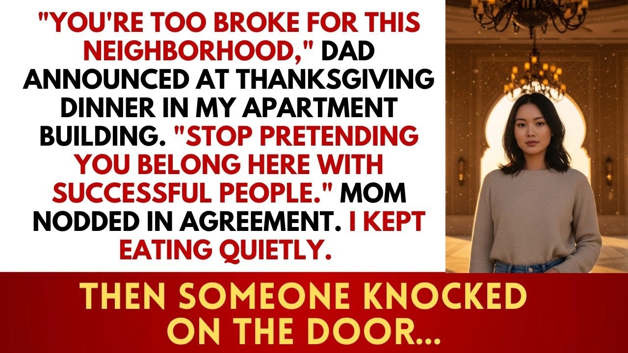 They Called Me Broke on Thanksgiving… Then My Property Manager Knocked