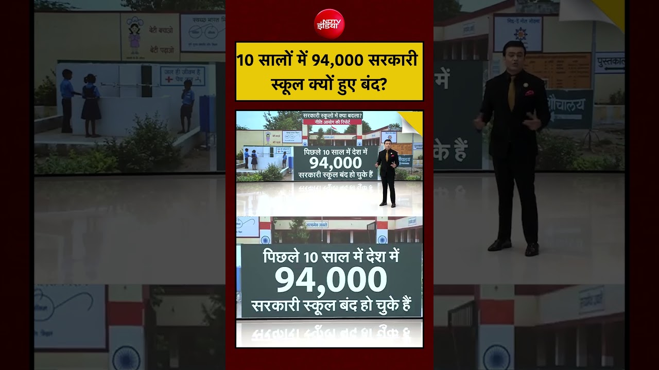 Syed Suhail | 10 Years में 94,000 Government Schools क्यों हुए बंद? #shorts