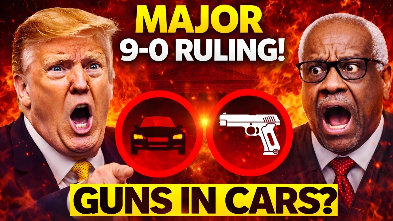 Supreme Court Just Ruled 9–0 — If You Have a Gun in Your Car, Watch This Today