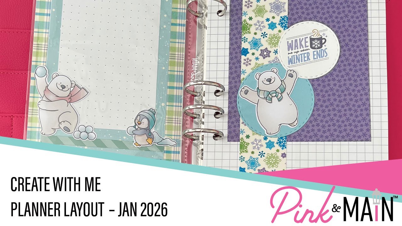 Create with Me | January 2026 Planner Layouts
