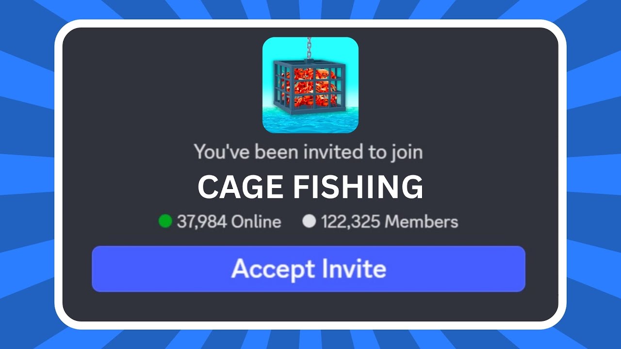 How to Join CAGE FISHING Discord Server