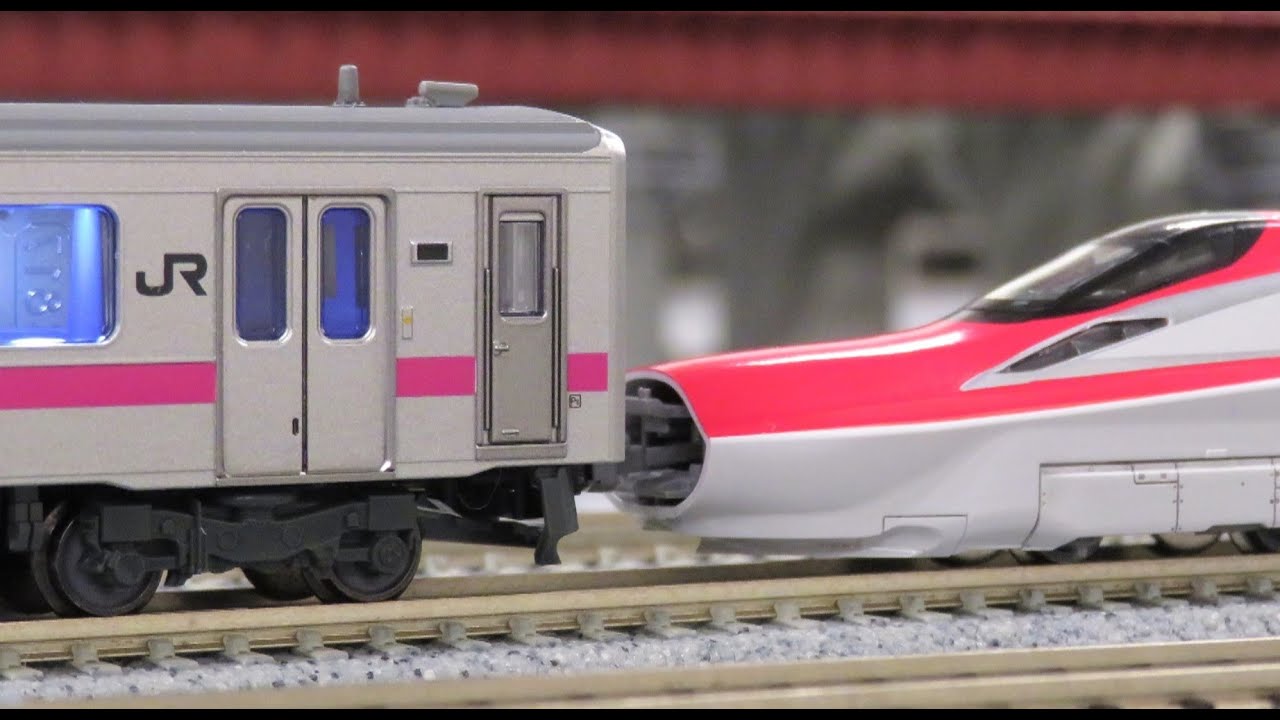 【併結】701系0番台 秋田色＋E6系 秋田新幹線こまち 併結運転 走行集 おとっきゅう6番線 2023.6.8
