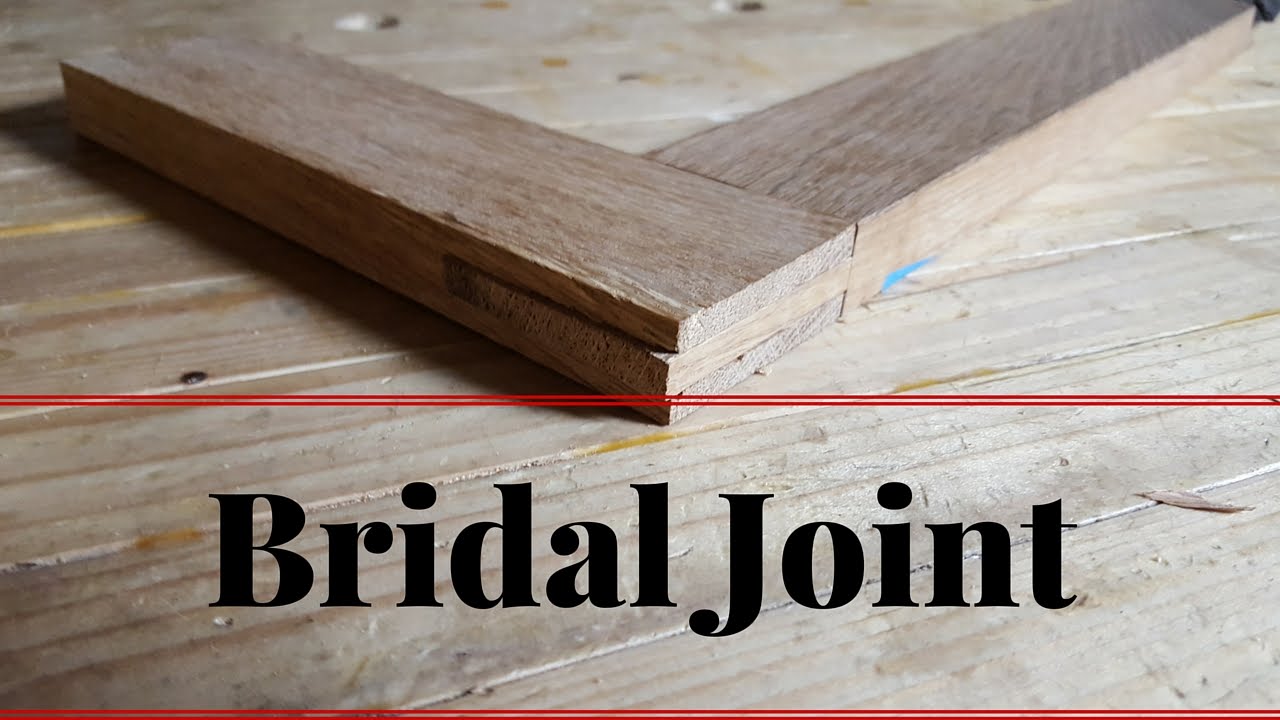 How to Make a bridle Joint With Hand Tools Cut