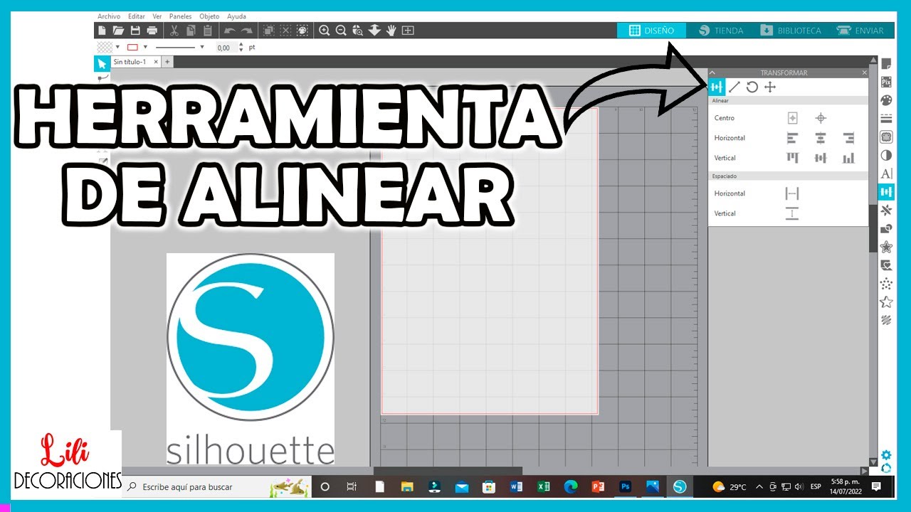 HERRAMIENTA ALINEAR SILHOUETTE STUDIO