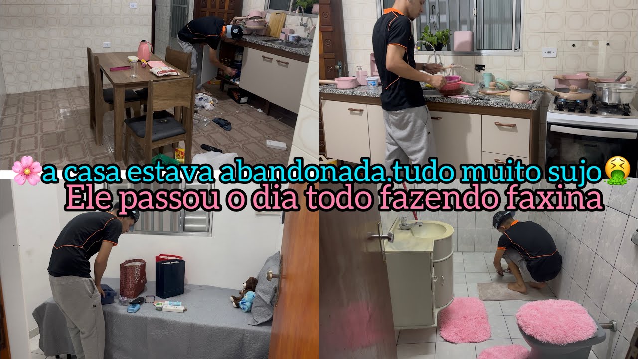 🌸FAXINA PESADA/CASA ESTAVA ABANDONADA🤮/MATEUS ￼FEZ TODO SERVIÇO/QUARTO COM CARA NOVA/ELYELMA REIS💞