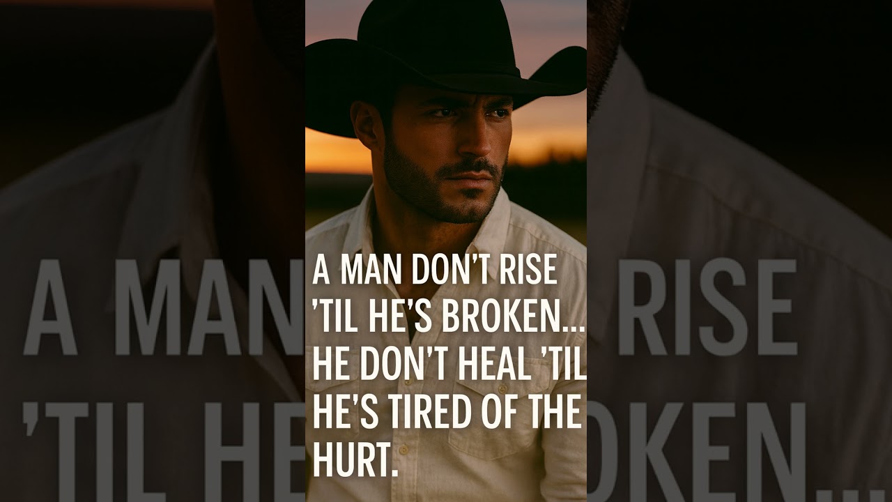 A Man Don&rsquo;t Rise &rsquo;Til He&rsquo;s Broken | Country-Soul Short #countrymusic #musicgenre #cowboys