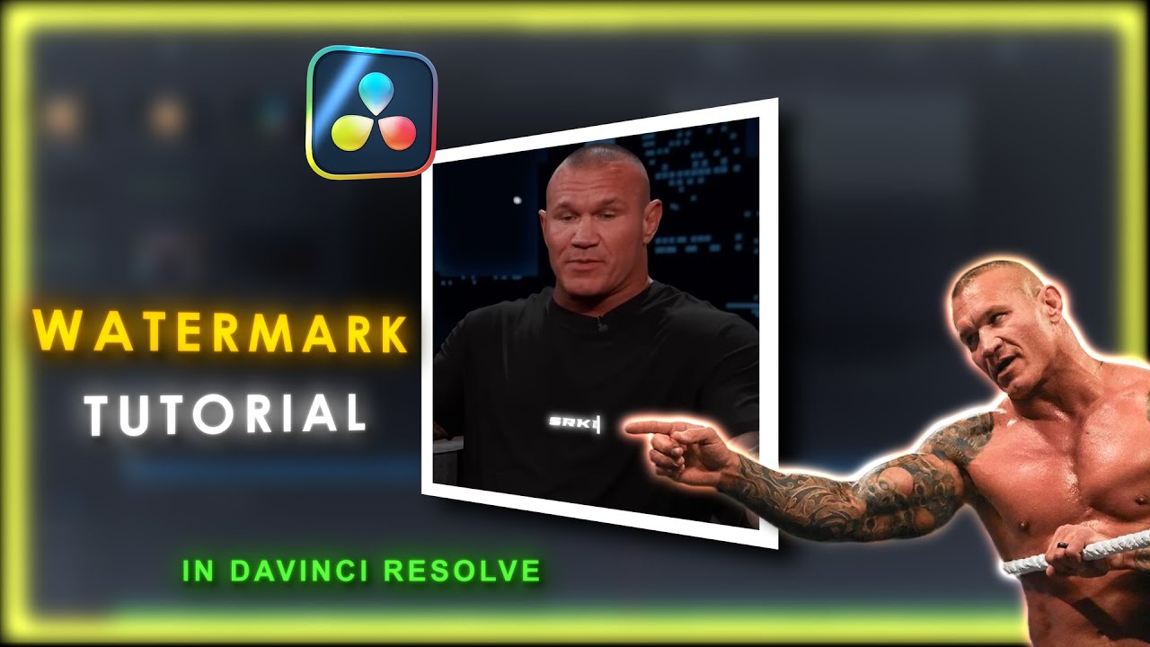 Watermark Tutorial in Davinci Resolve | SRKL EDITS
