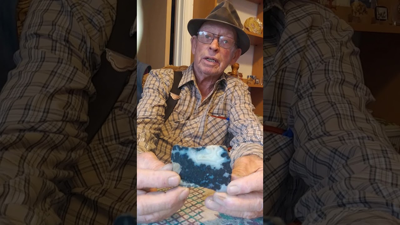 JAKE'S PSILOMELANE STONE (MANGANESE AND QUARTZ)