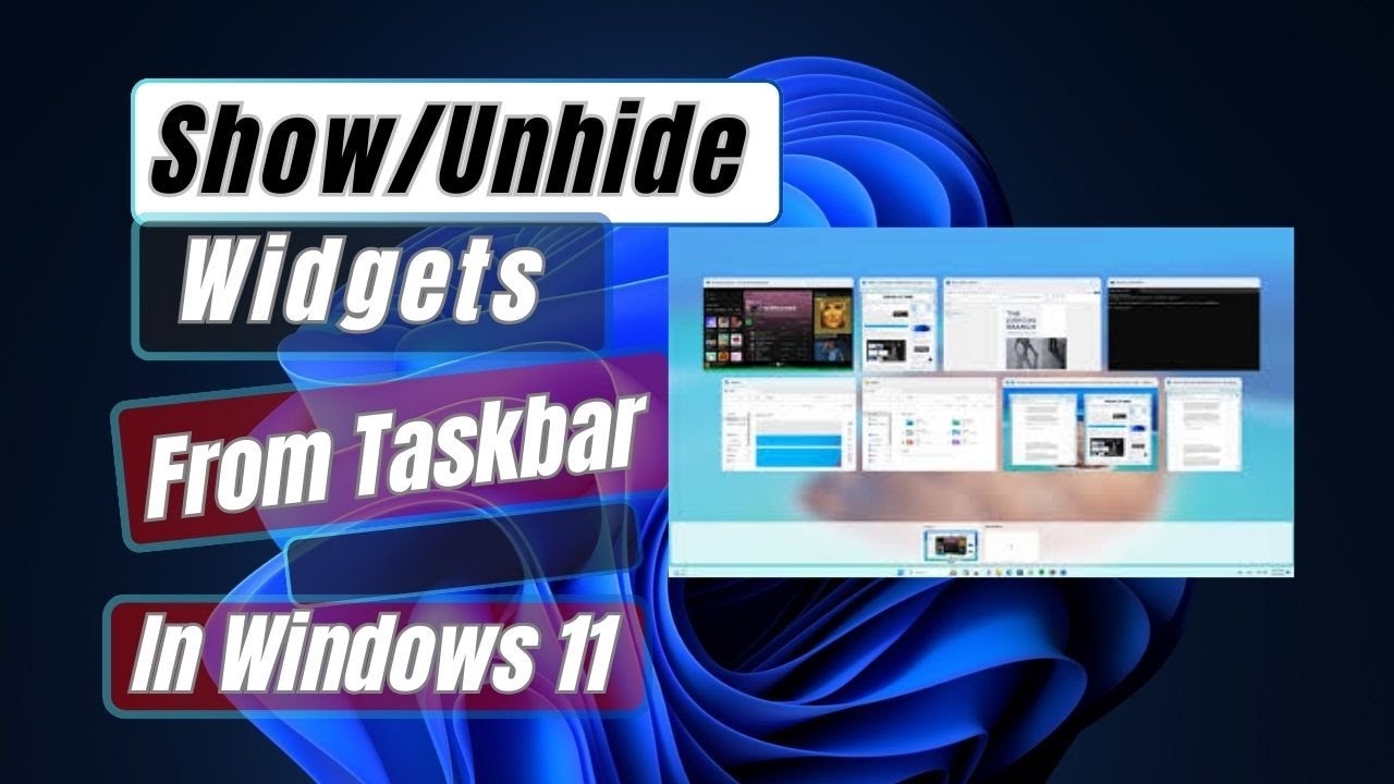 Get Task View Button Back On Your Taskbar NOW!
