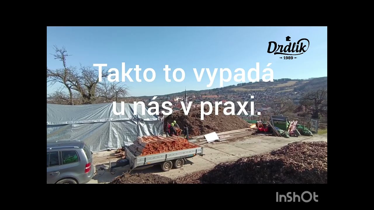 Takhle to vypadá, když zavezeme krytinu přímo na stavbu I DRDLIK.CZ