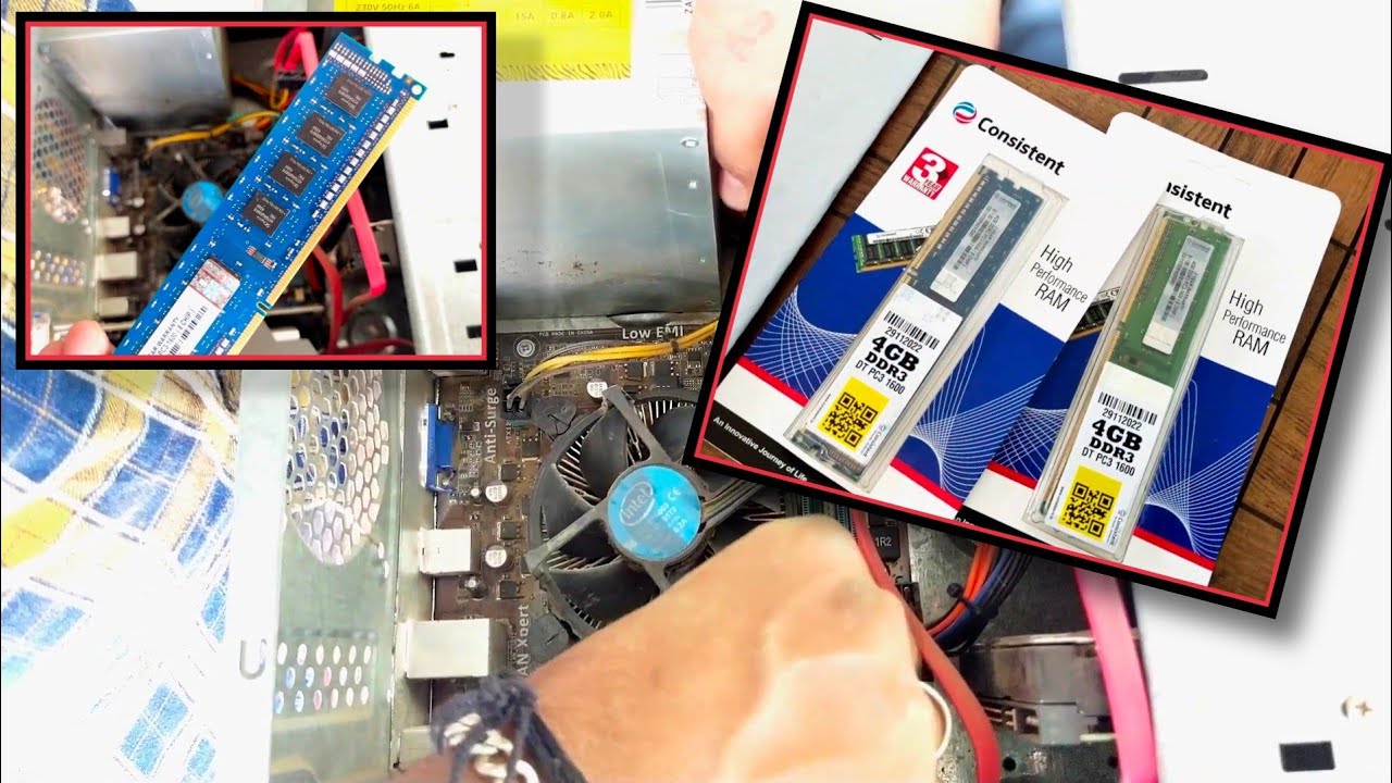 How to Install ram / Upgrading My Ram - Consistent 4GB+4GB DDR3 Ram I ddr3 1600mhz Ram