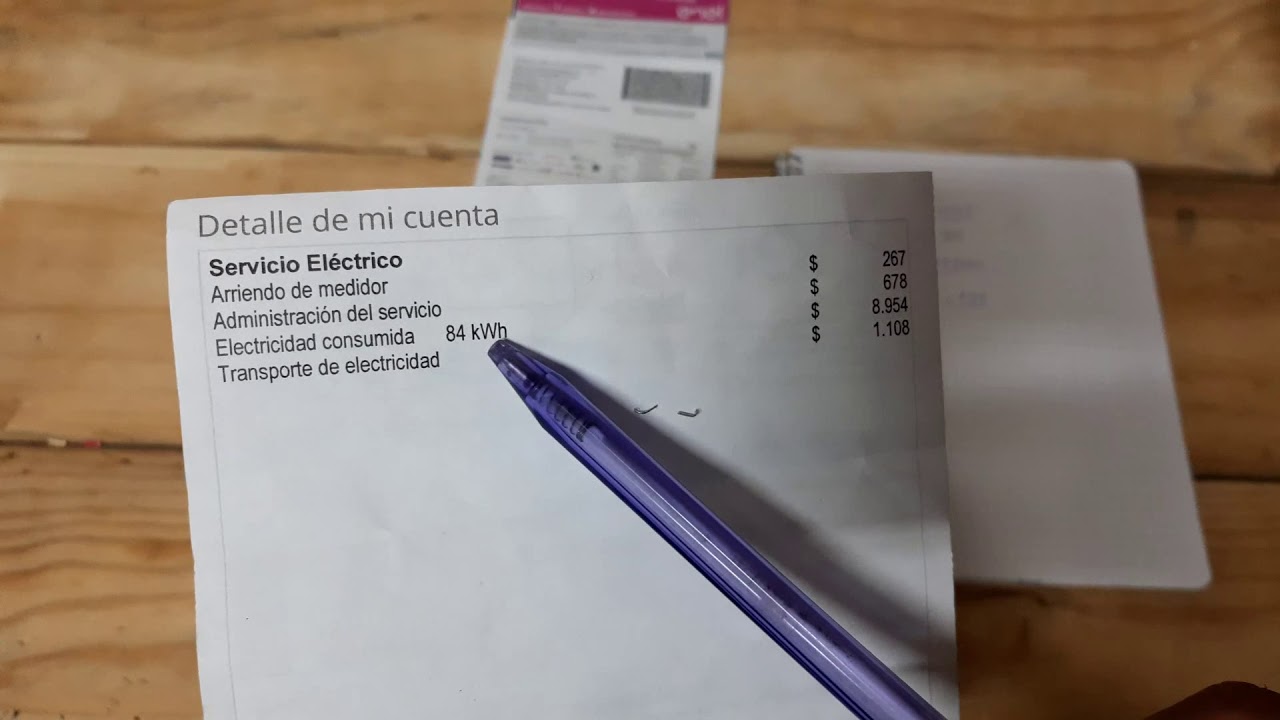 video 1 cómo leer su boleta de luz