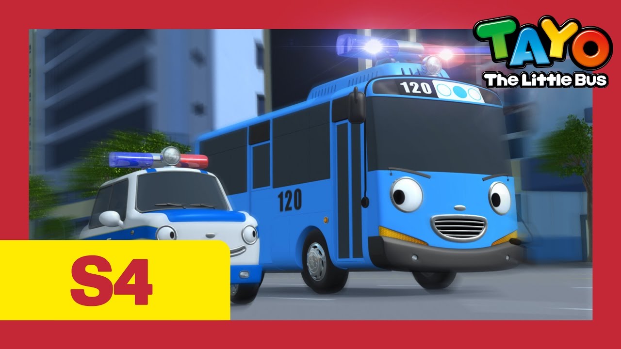 Tayo S4 EP8 l Tayo becomes a police officer l Tayo the Little Bus l Season 4 Episode 8
